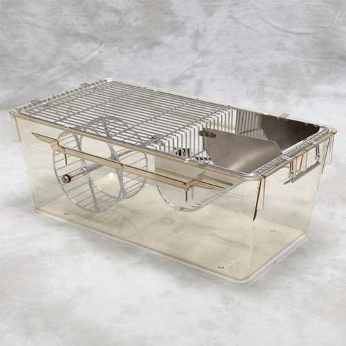 MOUSE CAGE WITH RUNNING WHEEL - MS