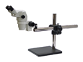 Precision Stereo Zoom Binocular Microscope III on Boom Stand