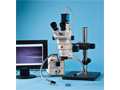 Precision Stereo Zoom Trinocular Microscope III LWD on Boom St, Z-LITE